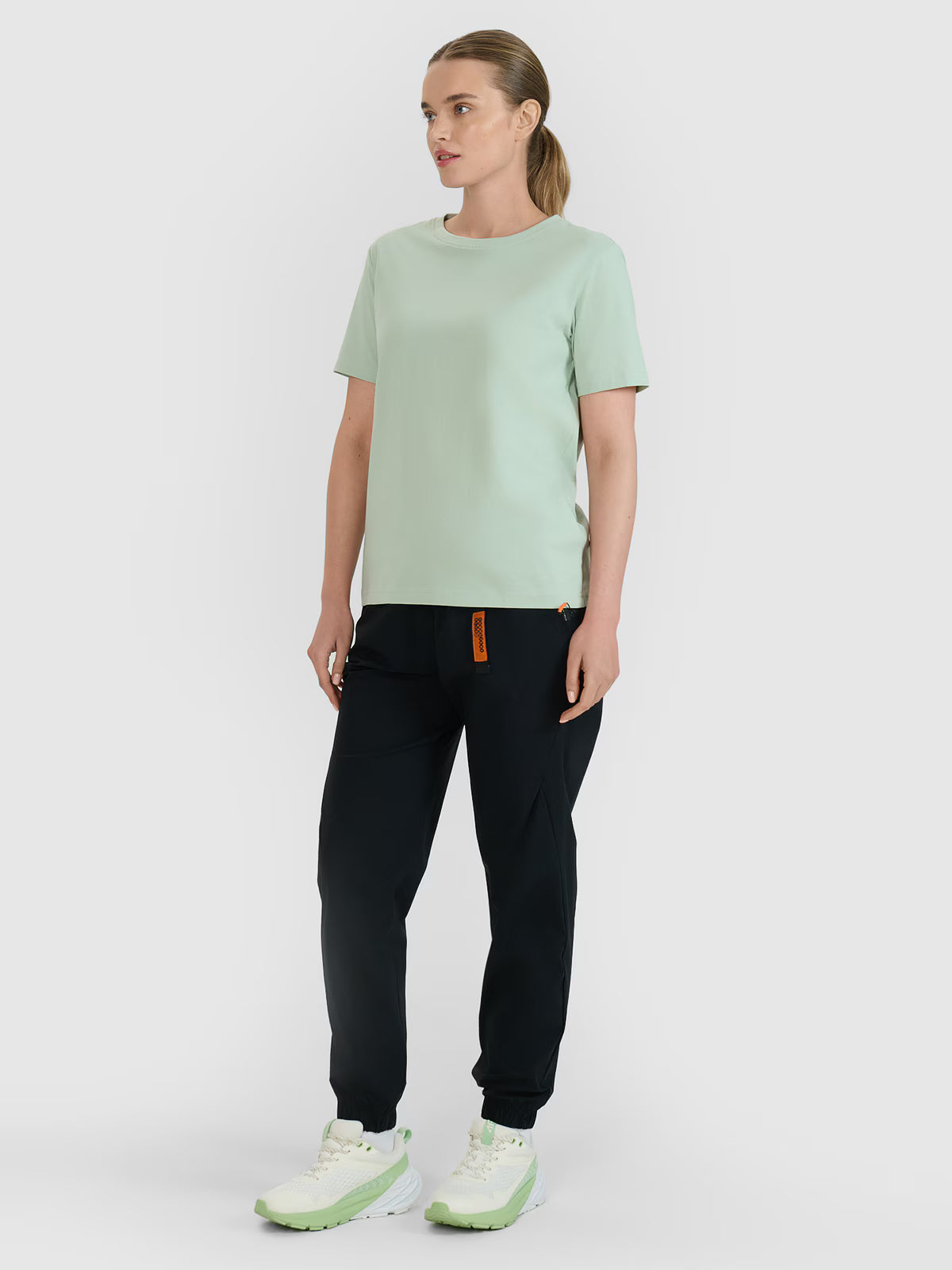T-shirt oversize z nadrukiem damski