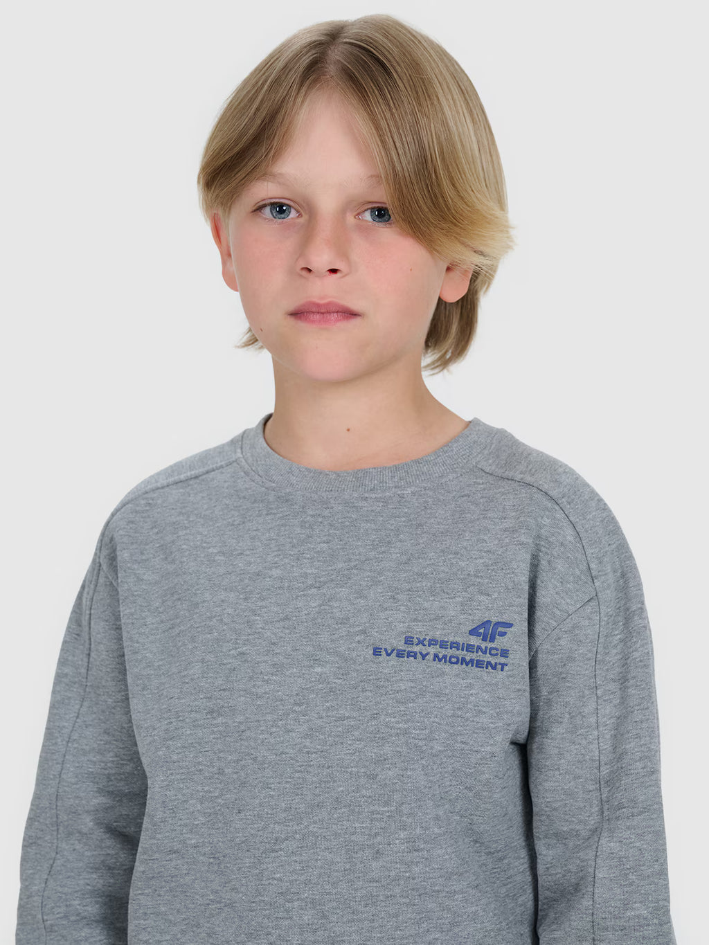 Bluza dresowa nierozpinana bez kaptura chłopięca