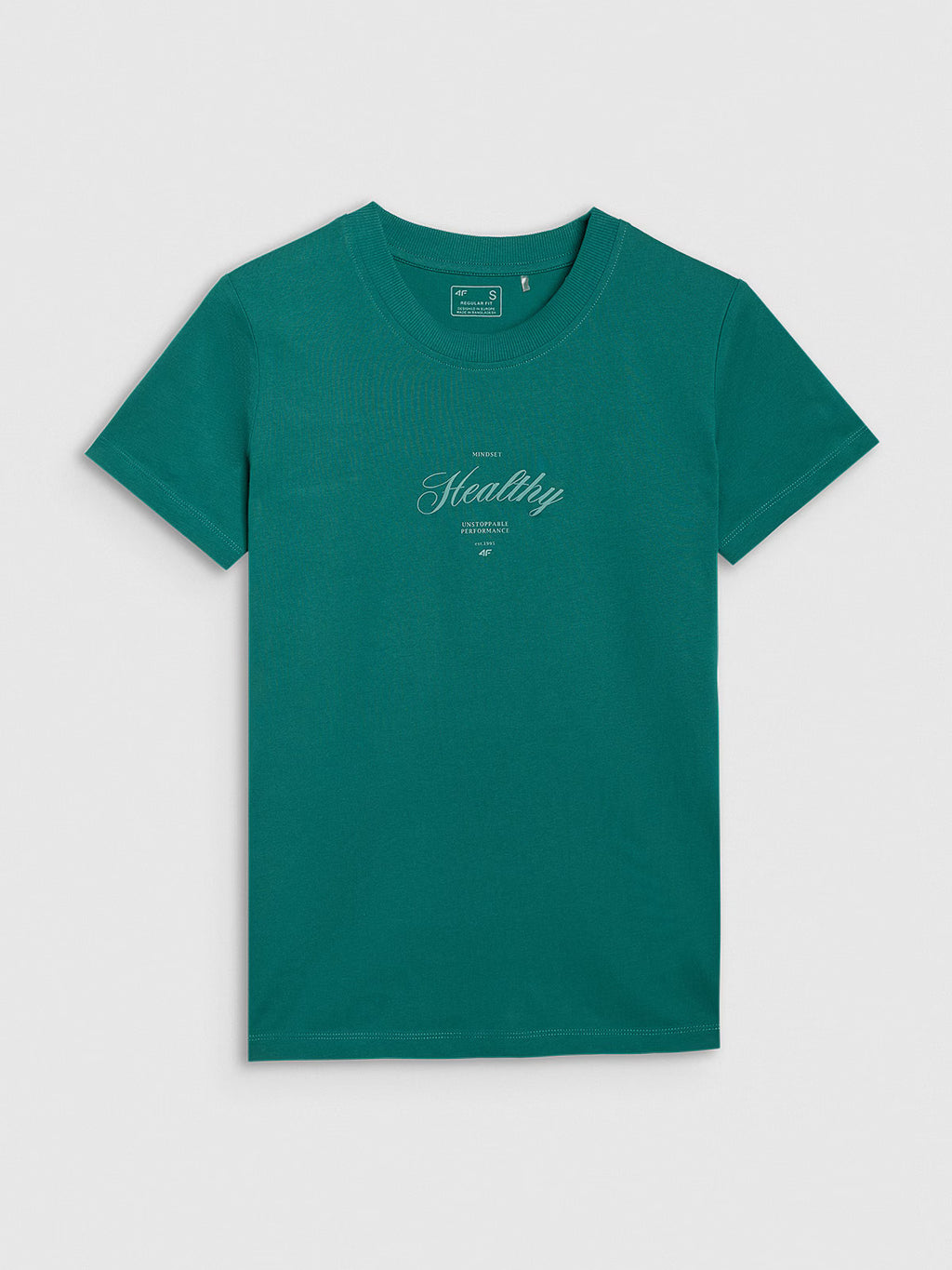 T-shirt regular z nadrukiem damski