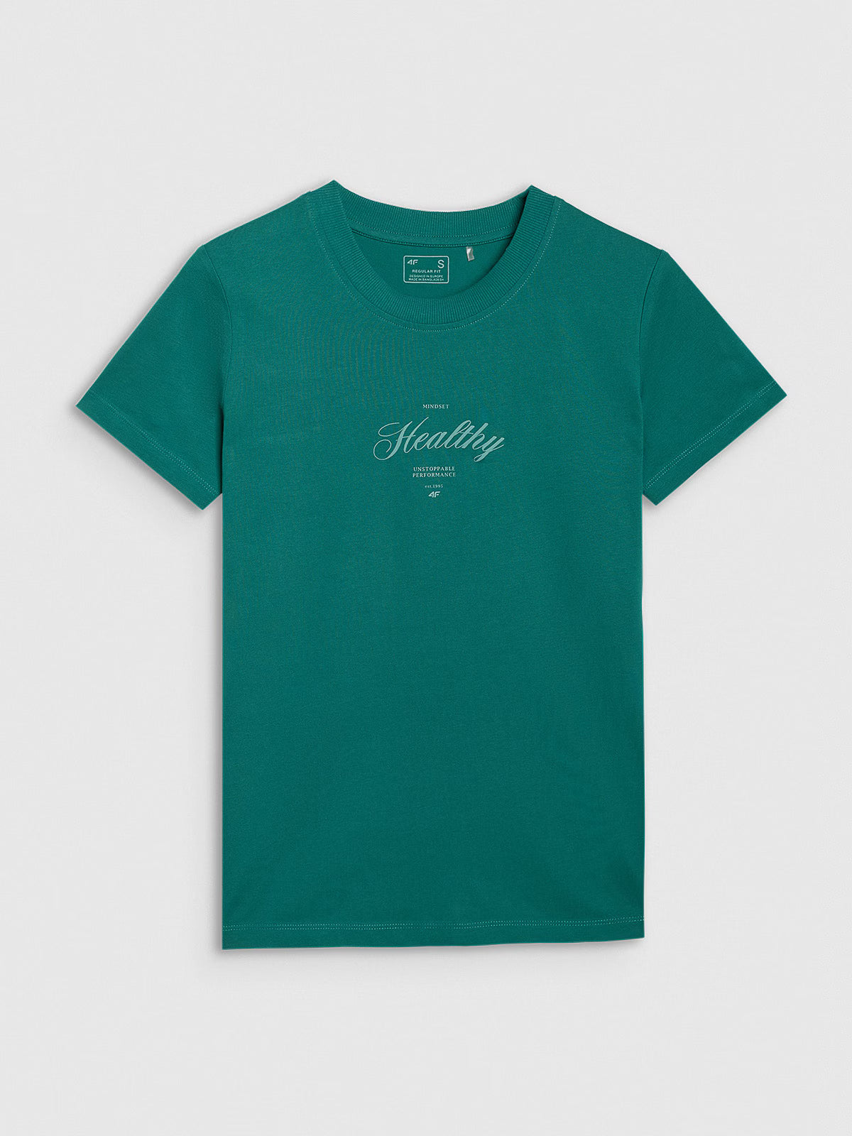 T-shirt regular z nadrukiem damski
