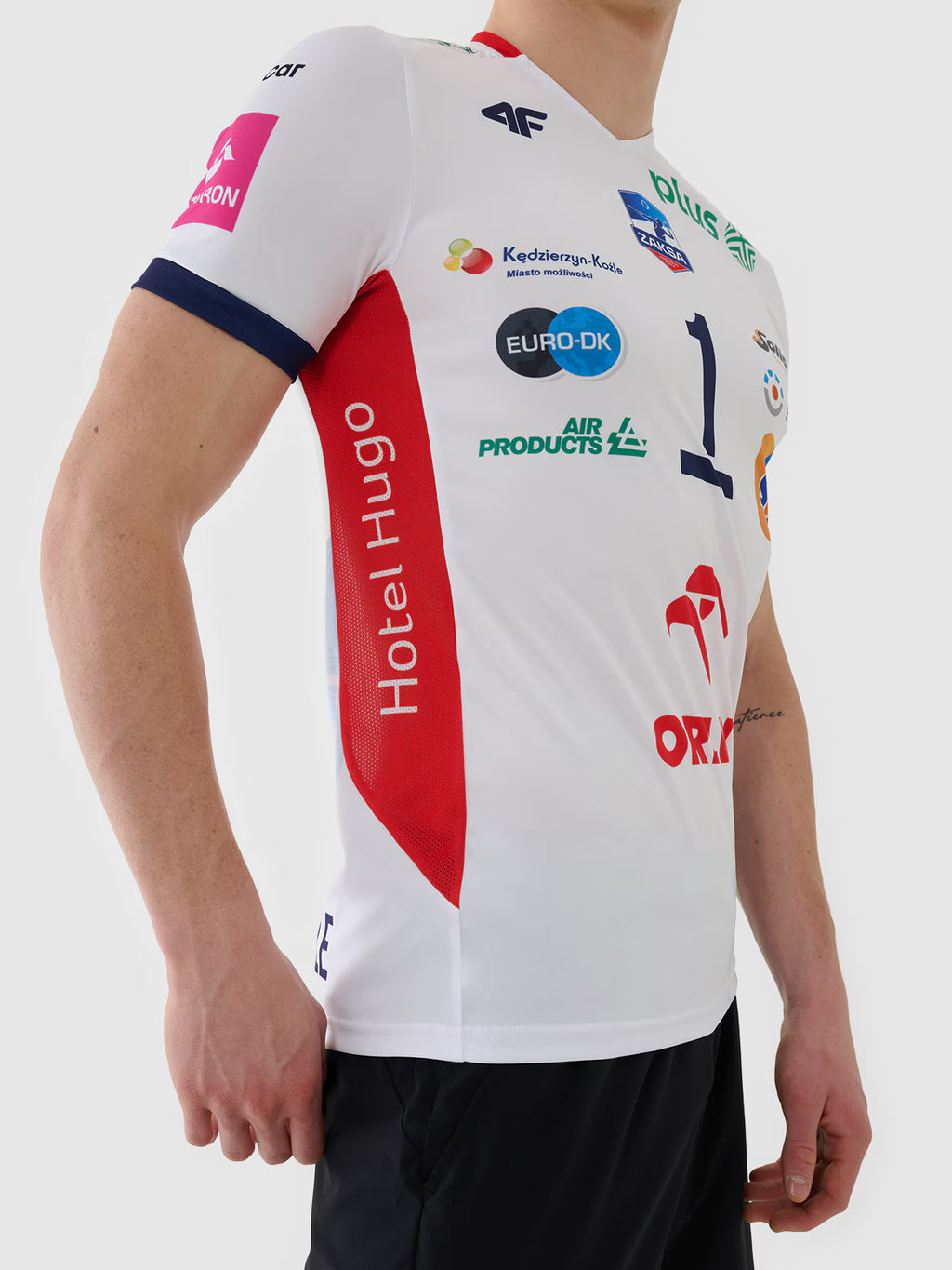 Koszulka meczowa replika domowa z sezonu 2024/25 męska 4F x Zaksa Kędzierzyn Koźle - Kurek