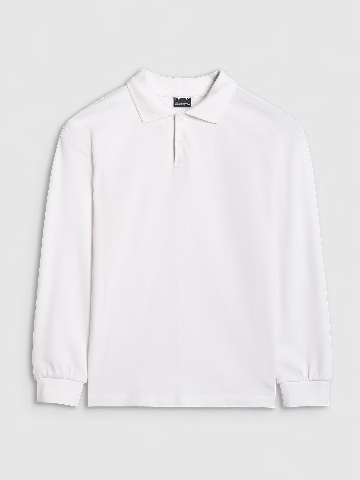 Longsleeve polo regular chłopięcy