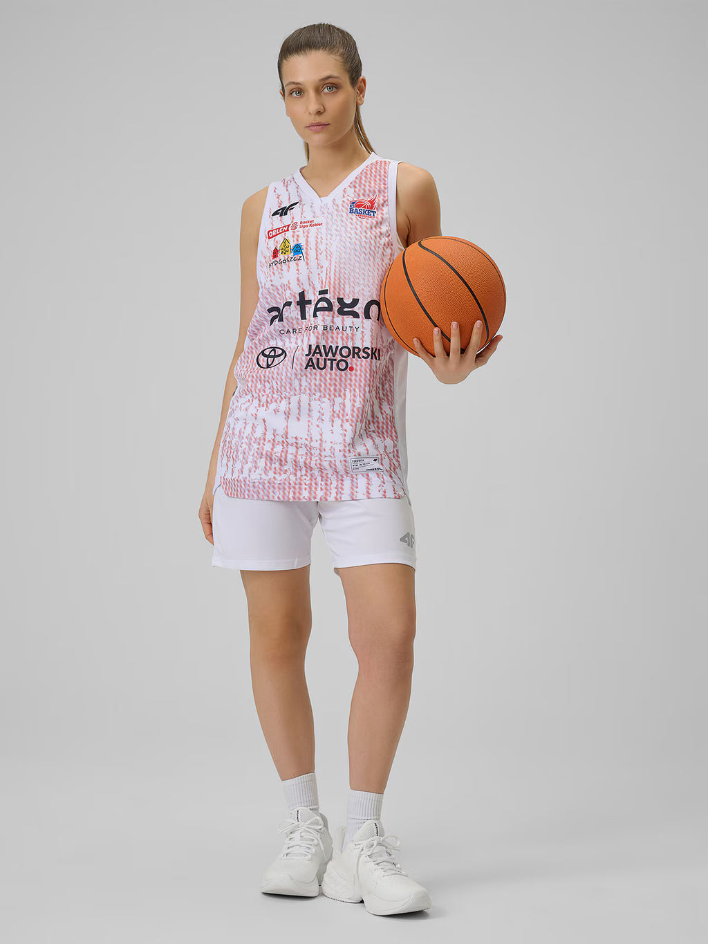 Koszulka meczowa replika wyjazdowa z sezonu 2025/26 damska 4F x KS Basket 25 Bydgoszcz