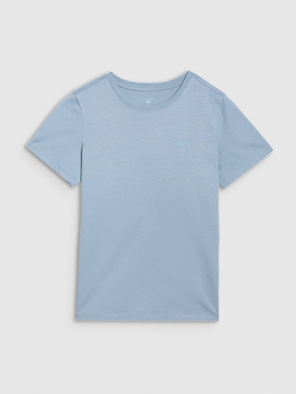 T-shirt regular gładki dziewczęcy