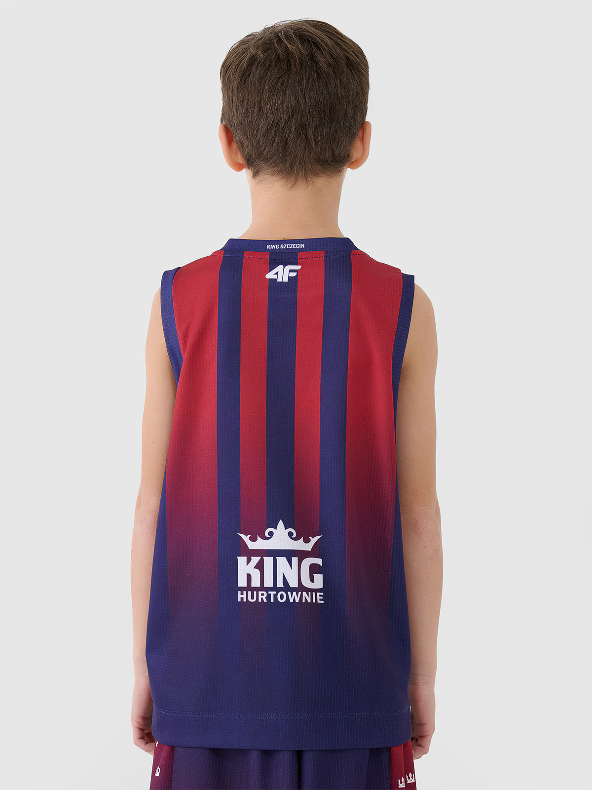 Koszulka meczowa replika wyjazdowa z sezonu 2024/25 dziecięca 4F x King Szczecin