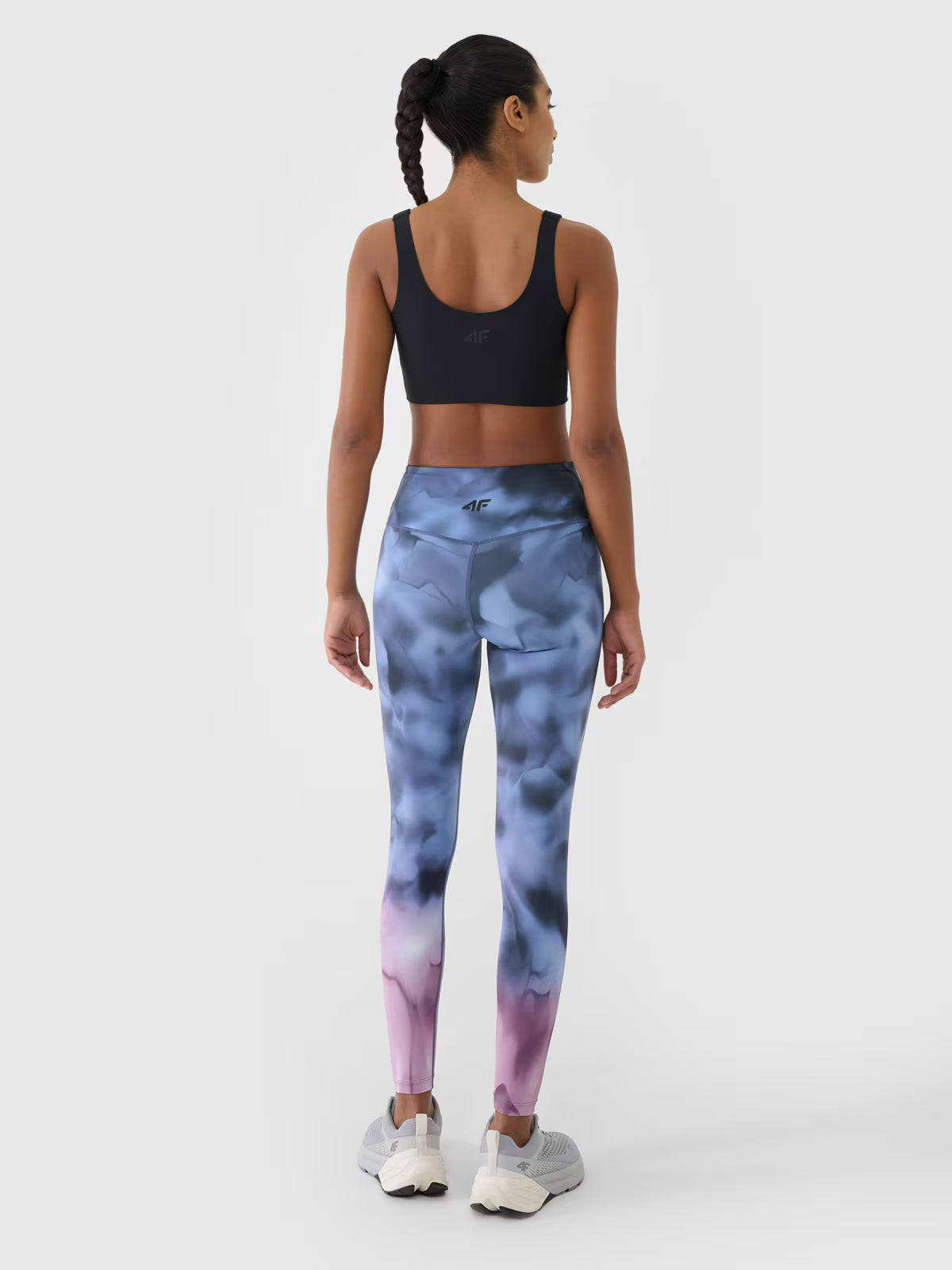 Legginsy treningowe z wysokim stanem damskie