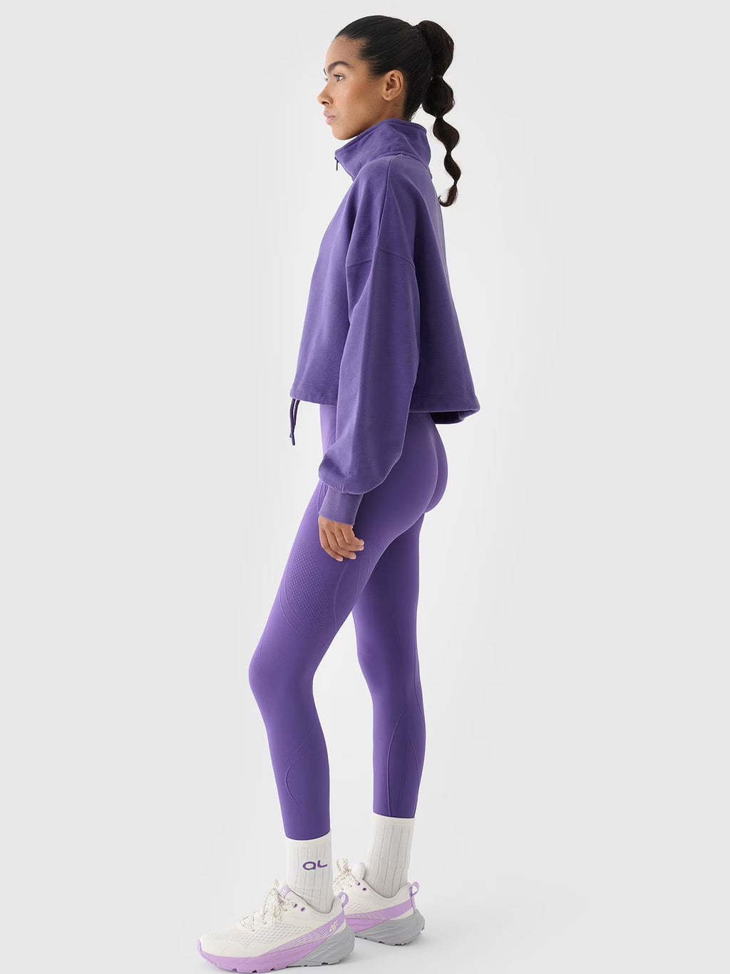 Bluza dresowa bez kaptura damska 4F x Anna Lewandowska