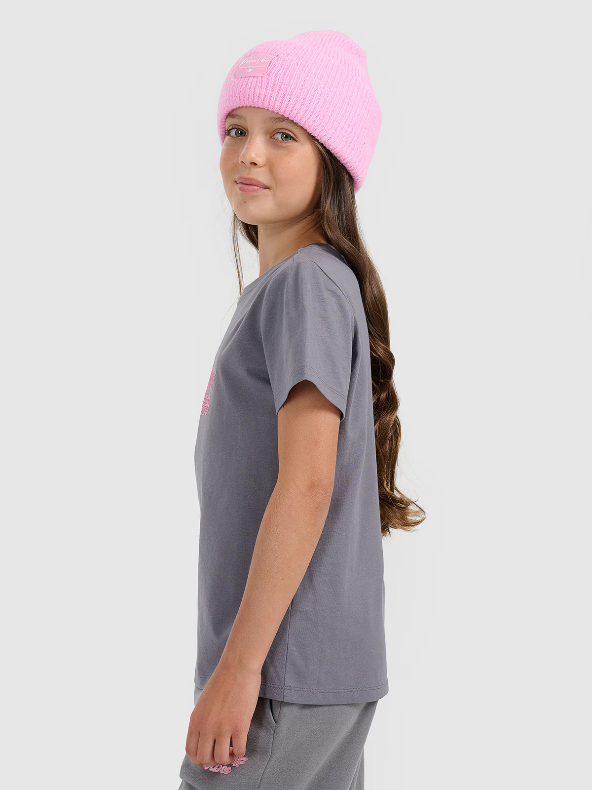 T-shirt regular z nadrukiem dziewczęcy