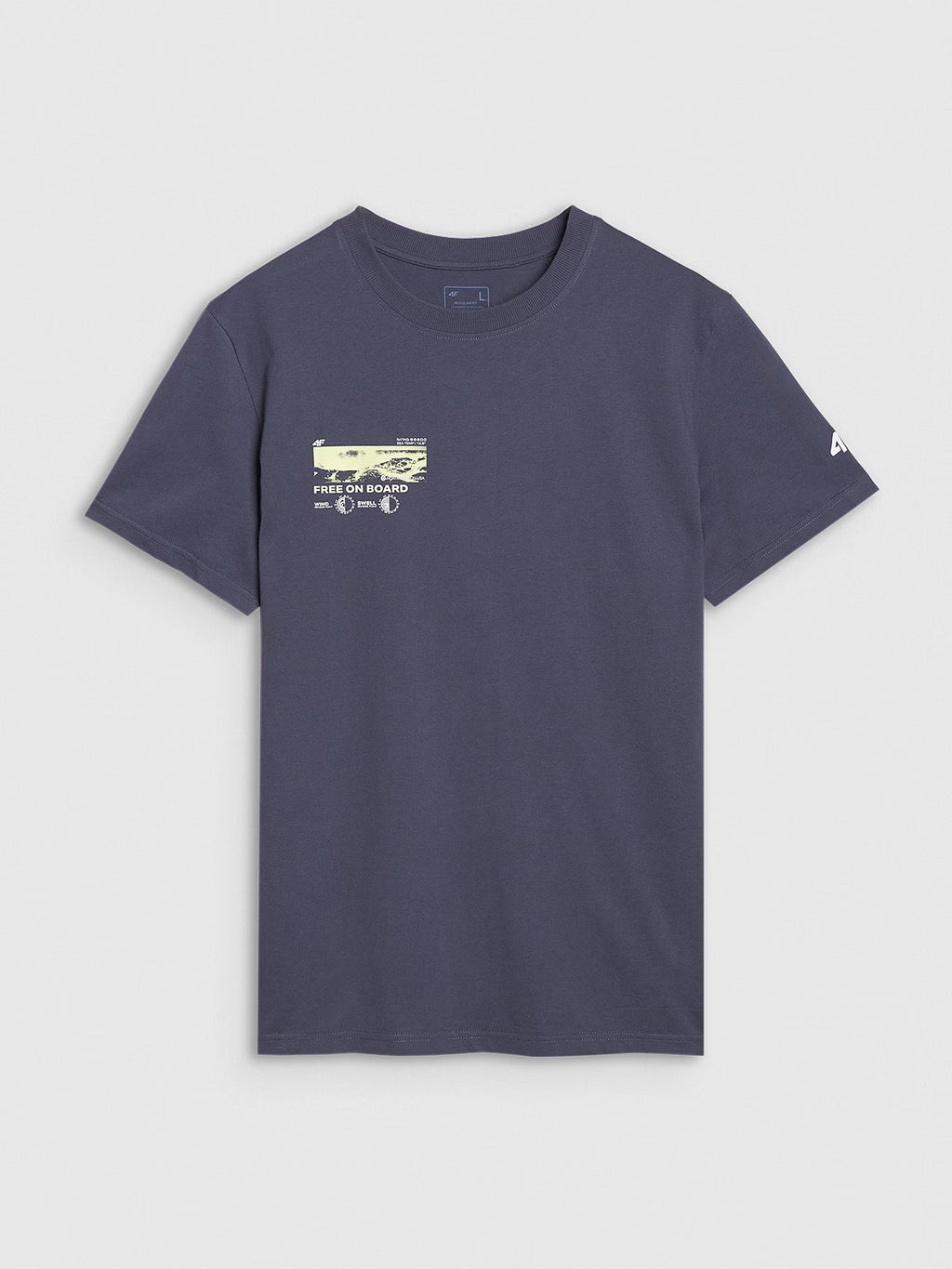 T-shirt regular z nadrukiem męski
