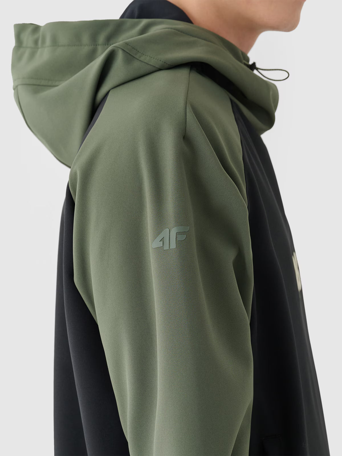 Długa bluza snowboardowa z softshellu membrana 5000 męska