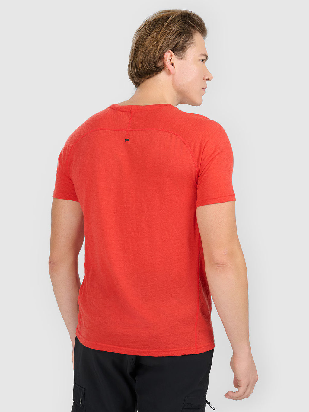 Koszulka trekkingowa z wełną merino męska