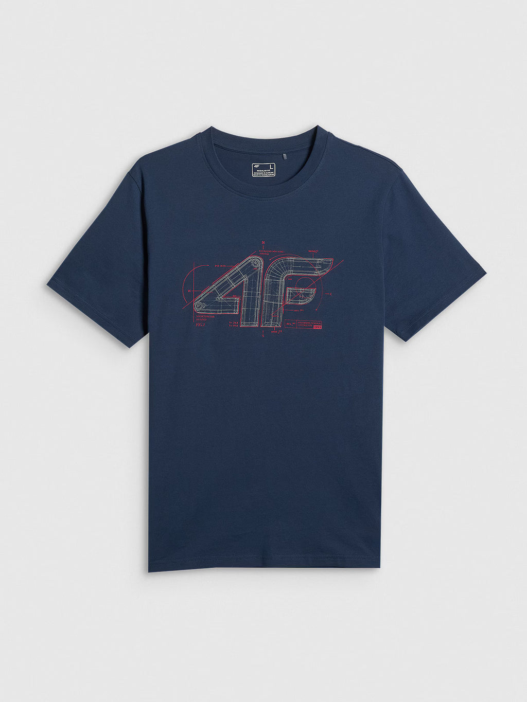 T-shirt regular z nadrukiem męski