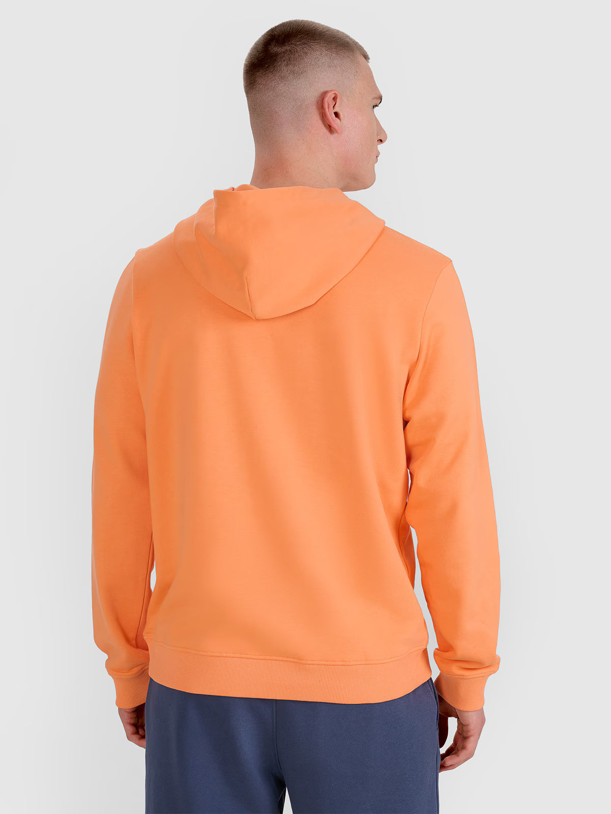 Bluza dresowa nierozpinana z kapturem męska