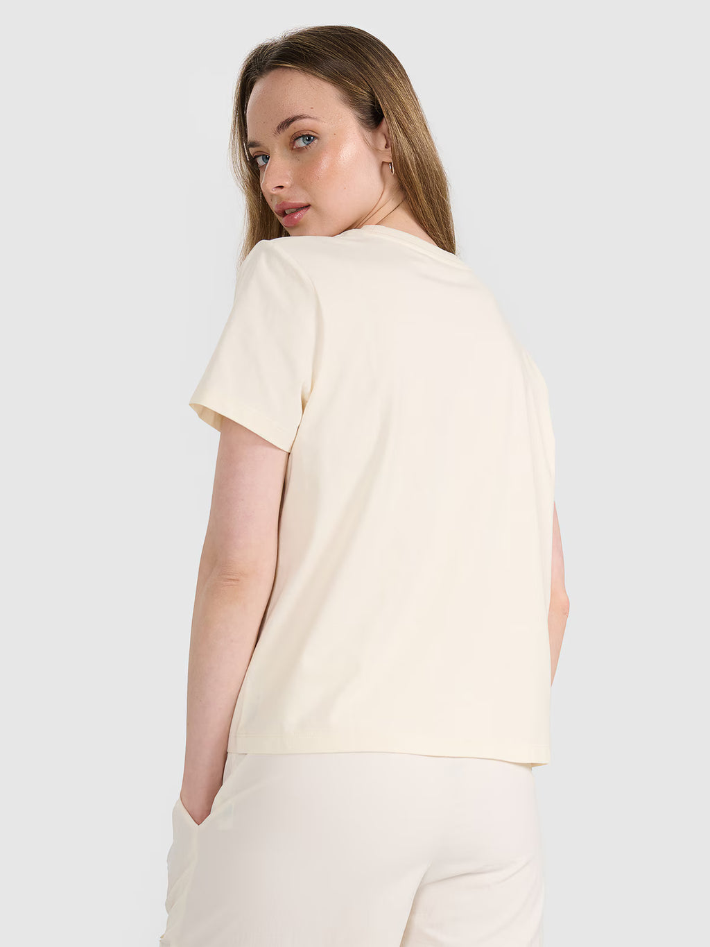 T-shirt oversize z nadrukiem damski