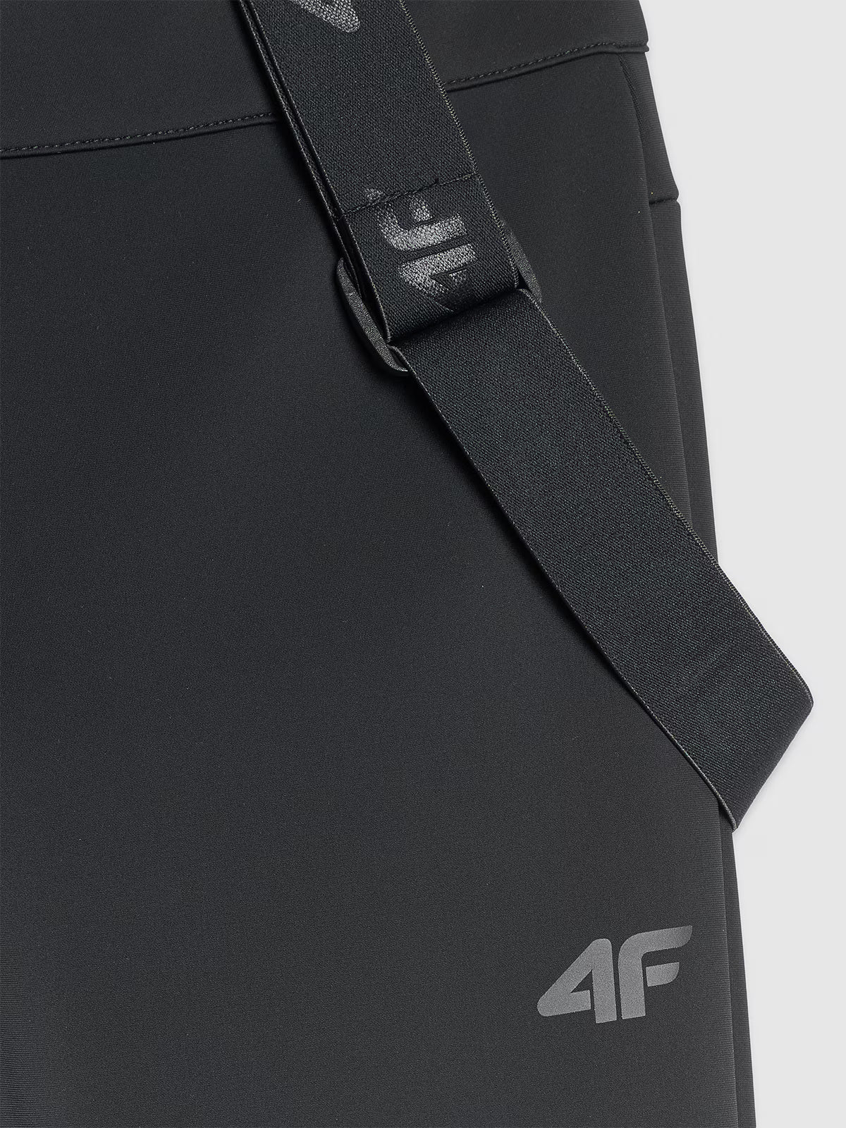 Spodnie narciarskie softshell z szelkami membrana 5000 dziewczęce