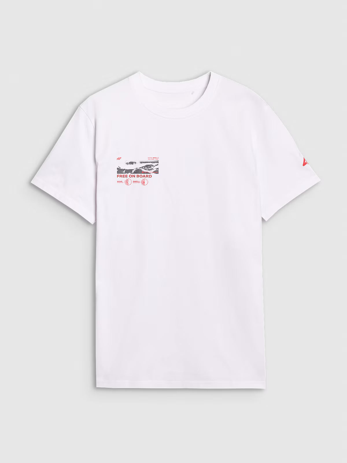 T-shirt regular z nadrukiem męski