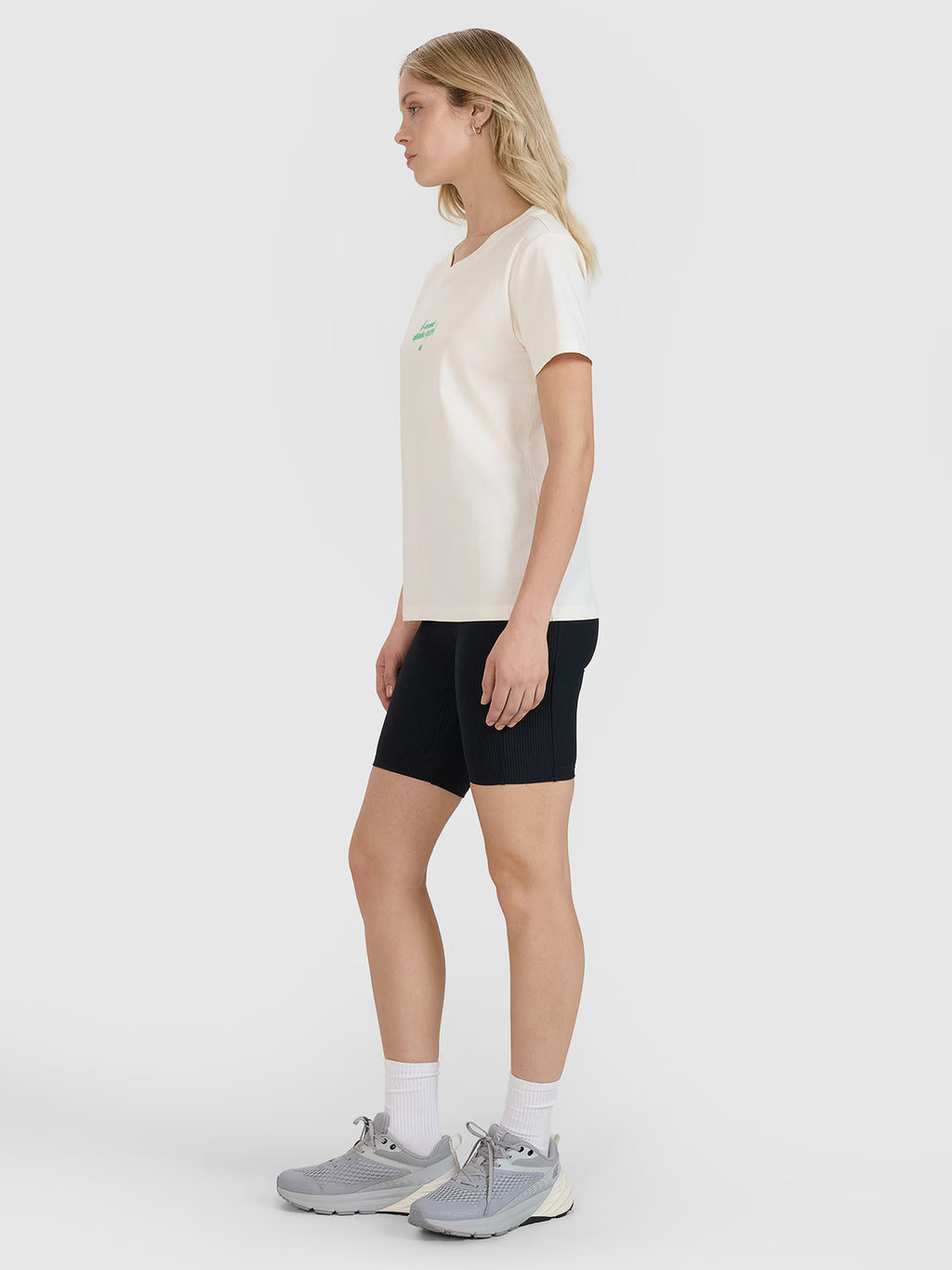 T-shirt regular z nadrukiem damski
