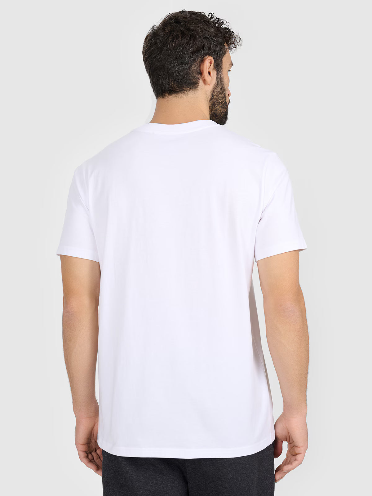 T-shirt regular z nadrukiem męski