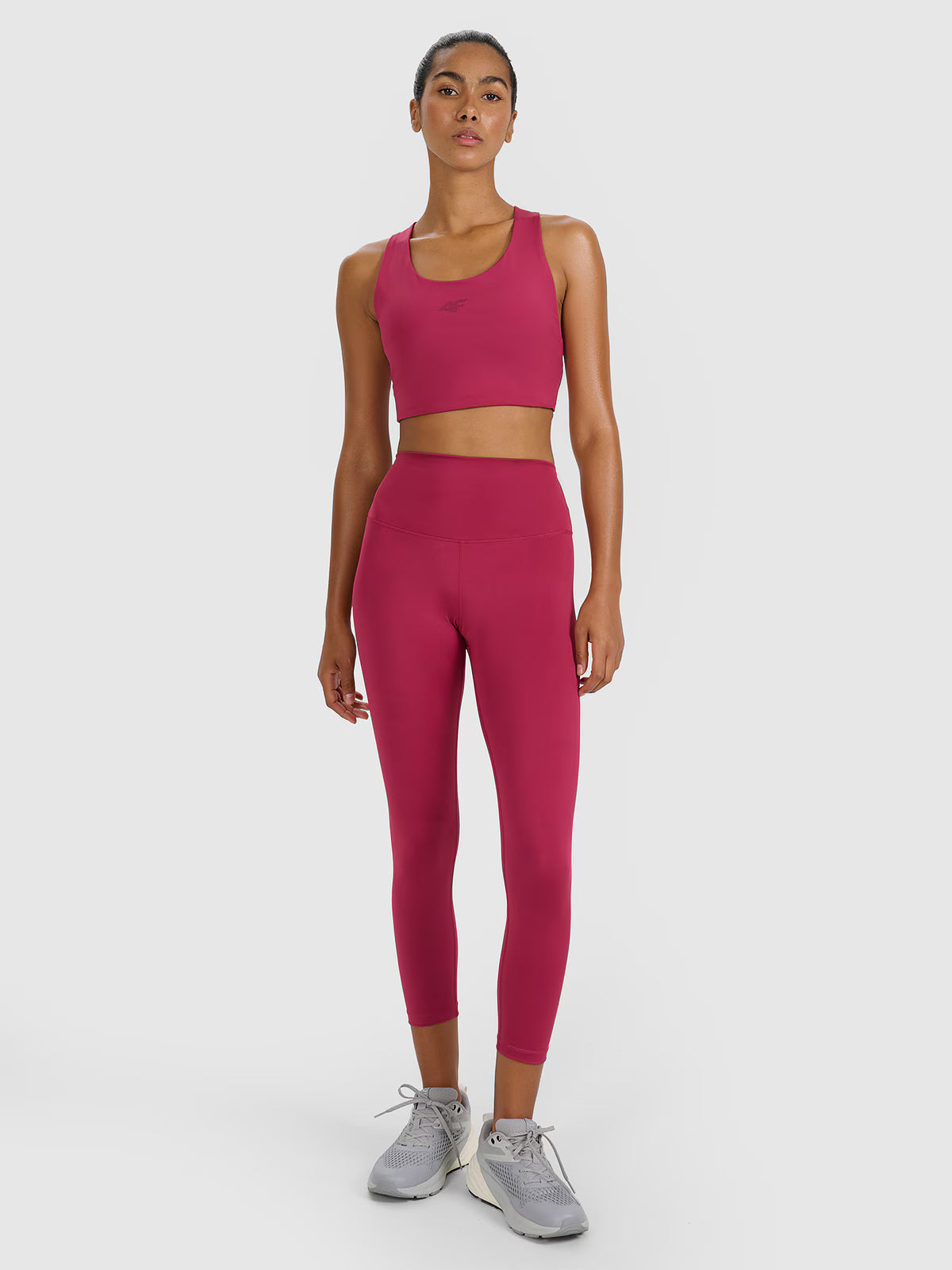 Legginsy treningowe 7/8 z wysokim stanem damskie