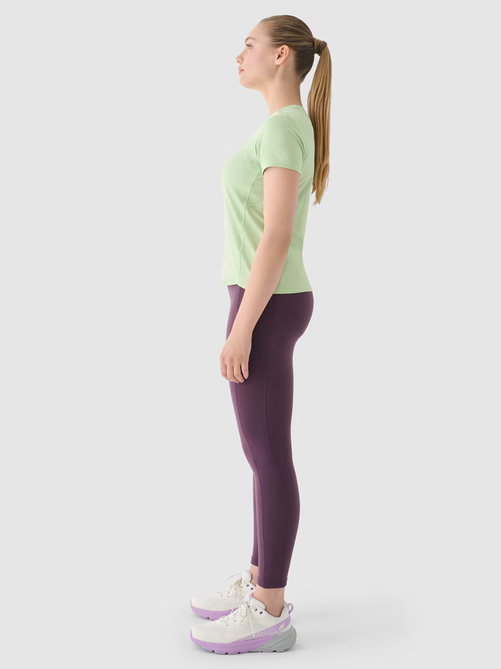 Legginsy do biegania z wysokim stanem damskie