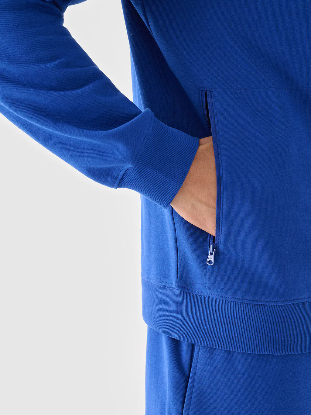 Bluza dresowa nierozpinana bez kaptura męska