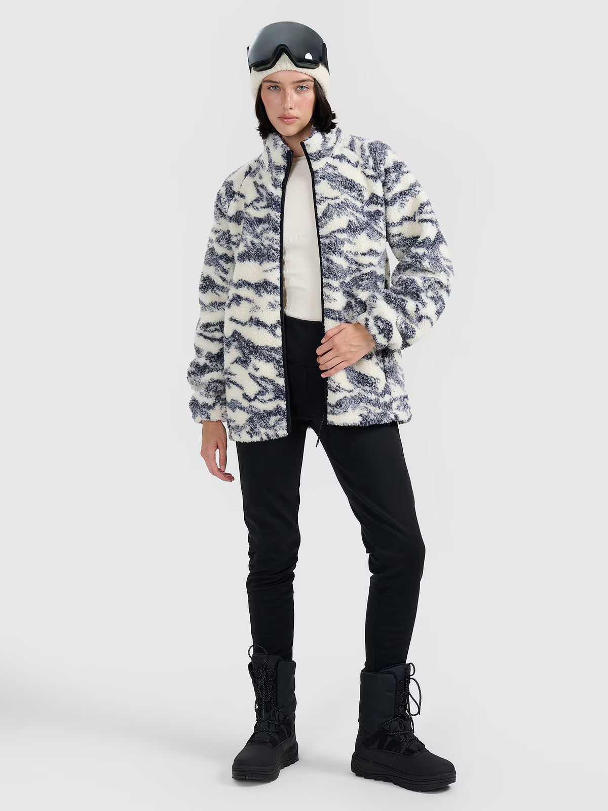 Polar sherpa oversize ze stójką uniseks