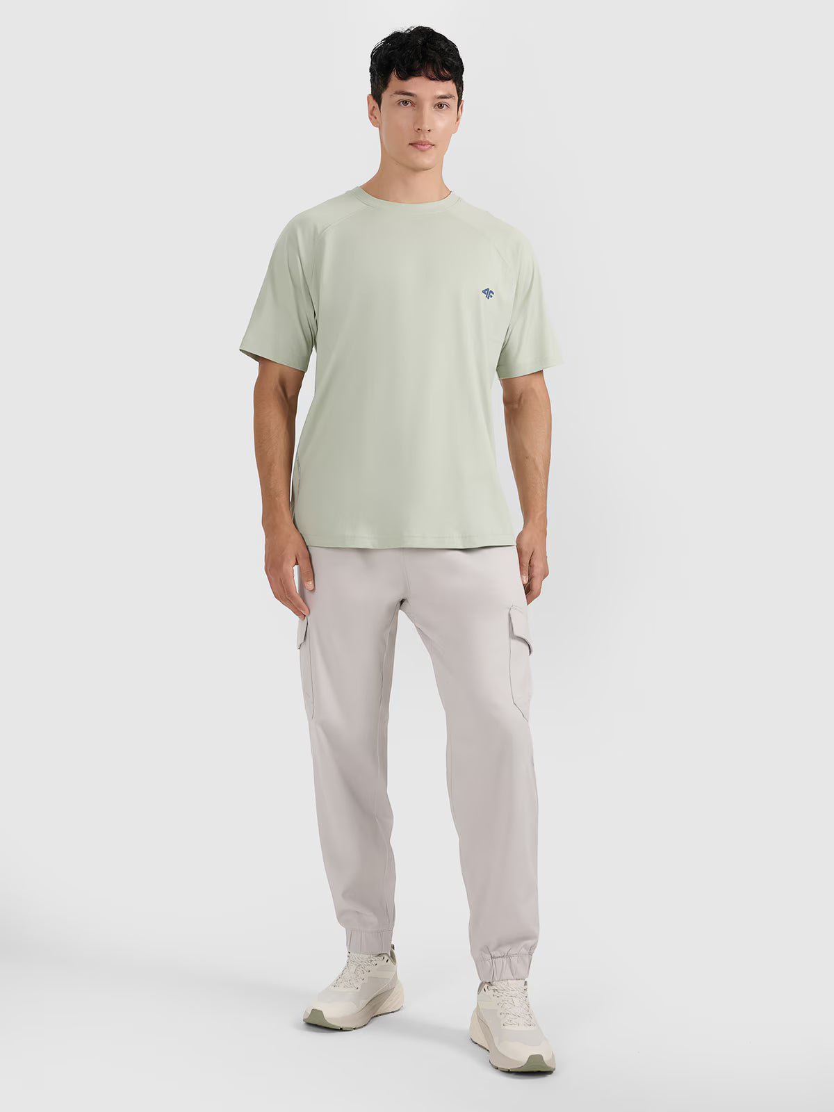 T-shirt oversize gładki męski