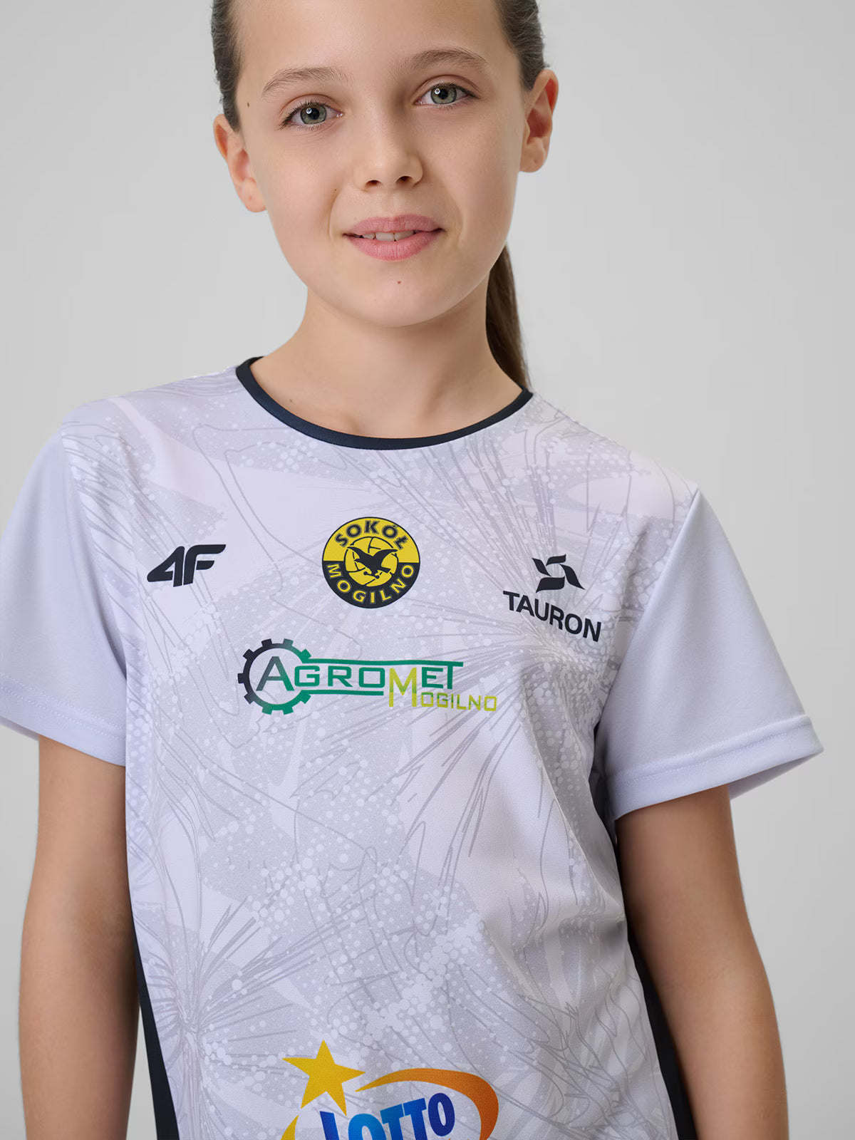 Koszulka meczowa replika domowa z sezonu 2025/26 dziecięca 4F x Sokół & Hagric Mogilno