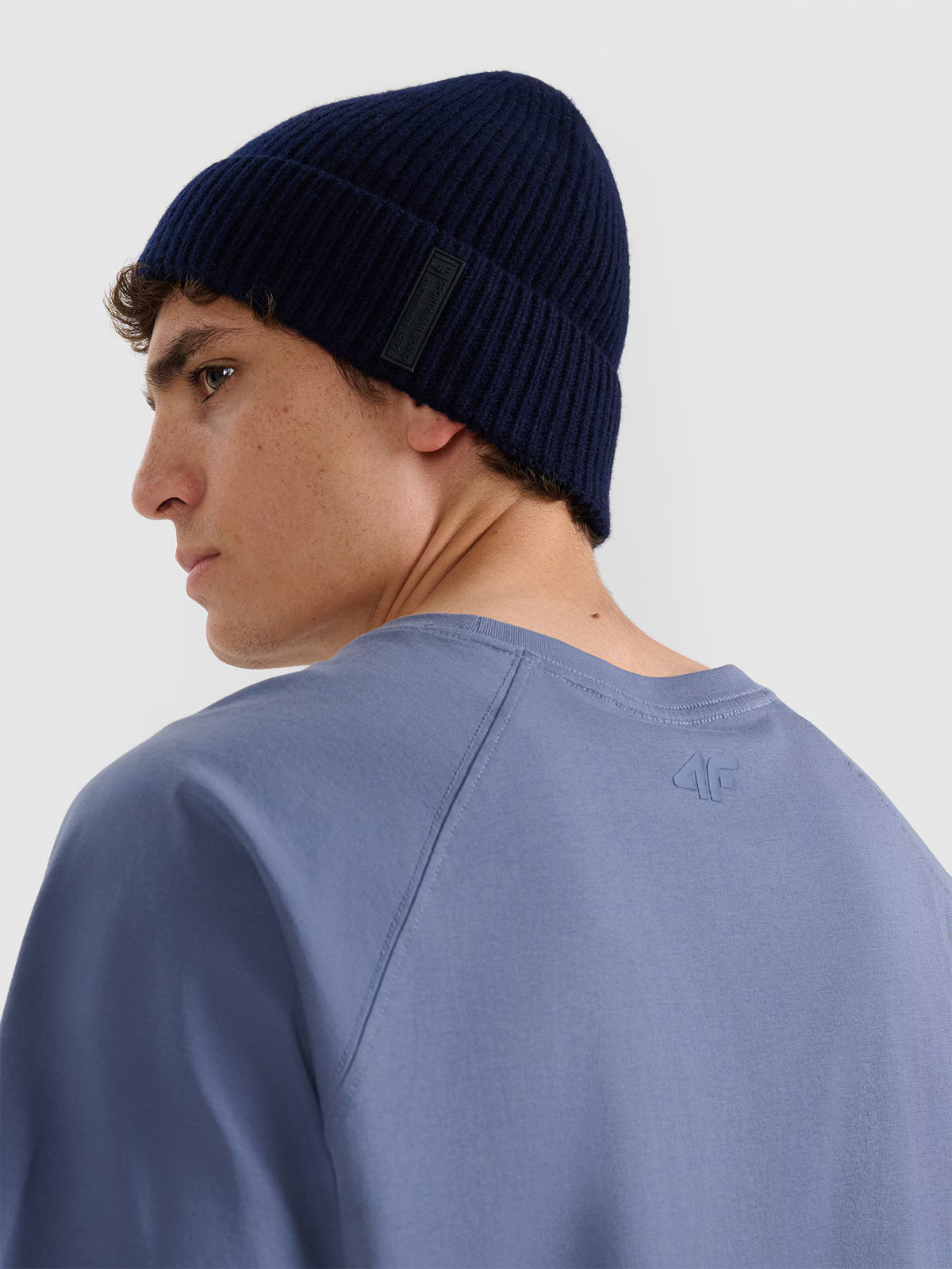Czapka beanie wełniana męska