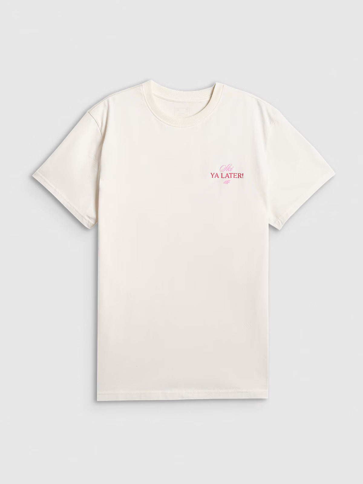 T-shirt loose z nadrukiem damski
