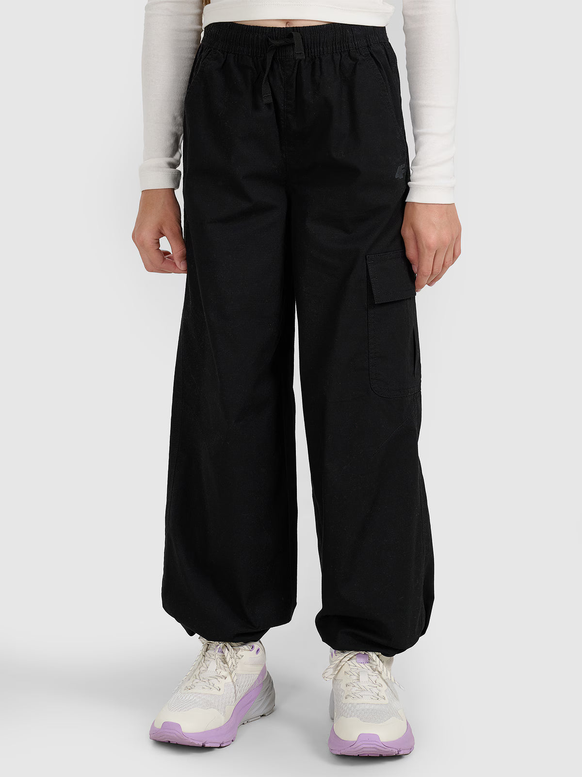Spodnie casual cargo dziewczęce