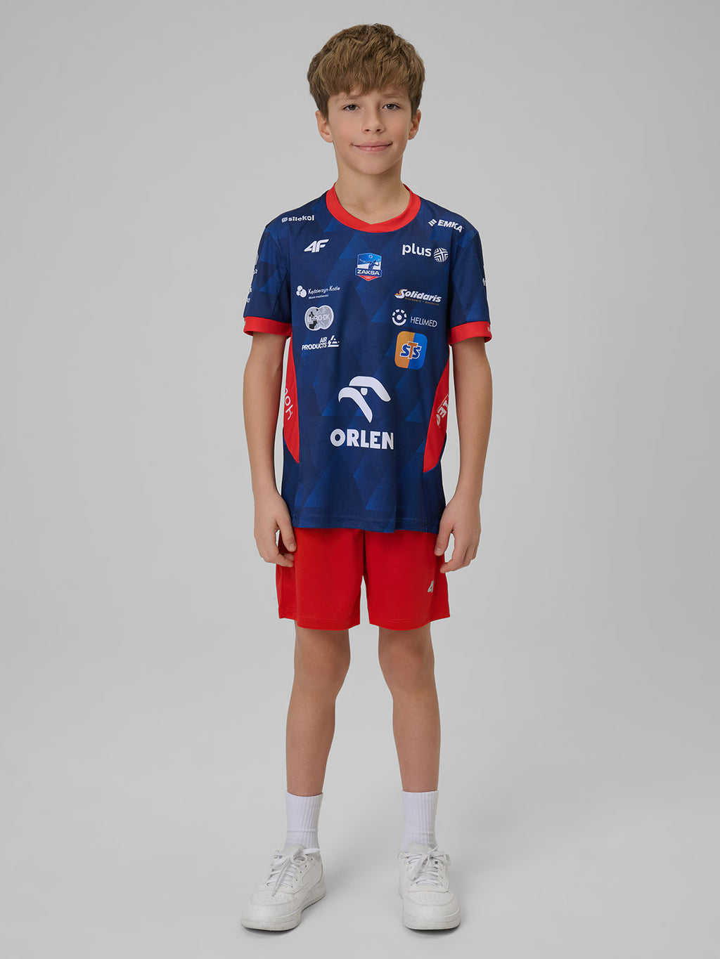 Koszulka meczowa replika domowa z sezonu 2025-26 dziecięca 4F x ZAKSA Kędzierzyn-Koźle