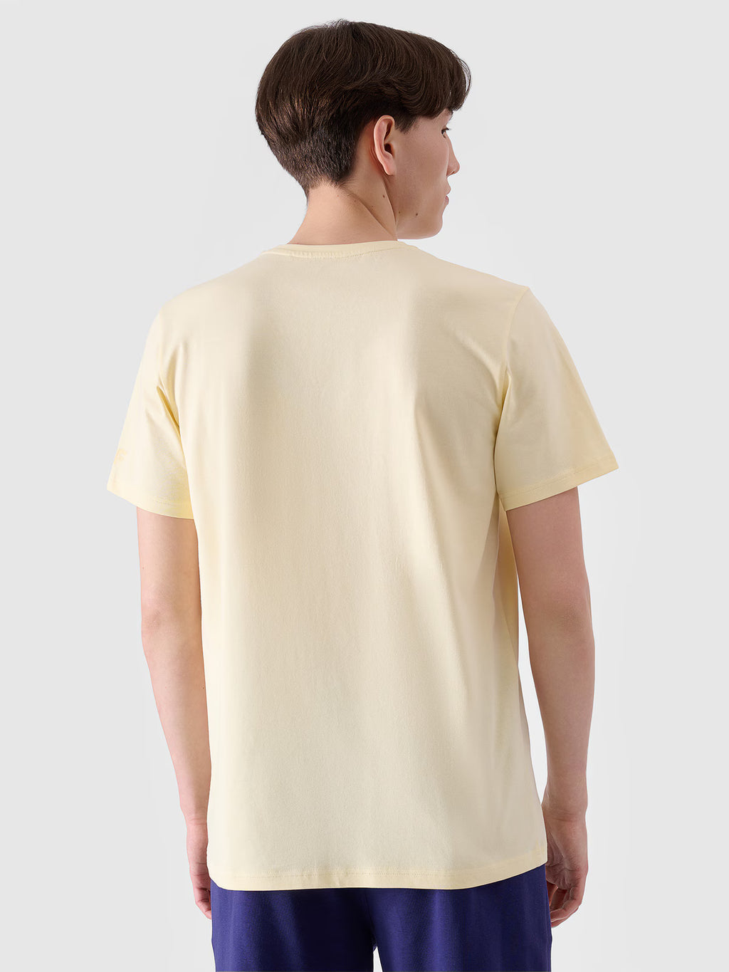 T-shirt regular z nadrukiem męski