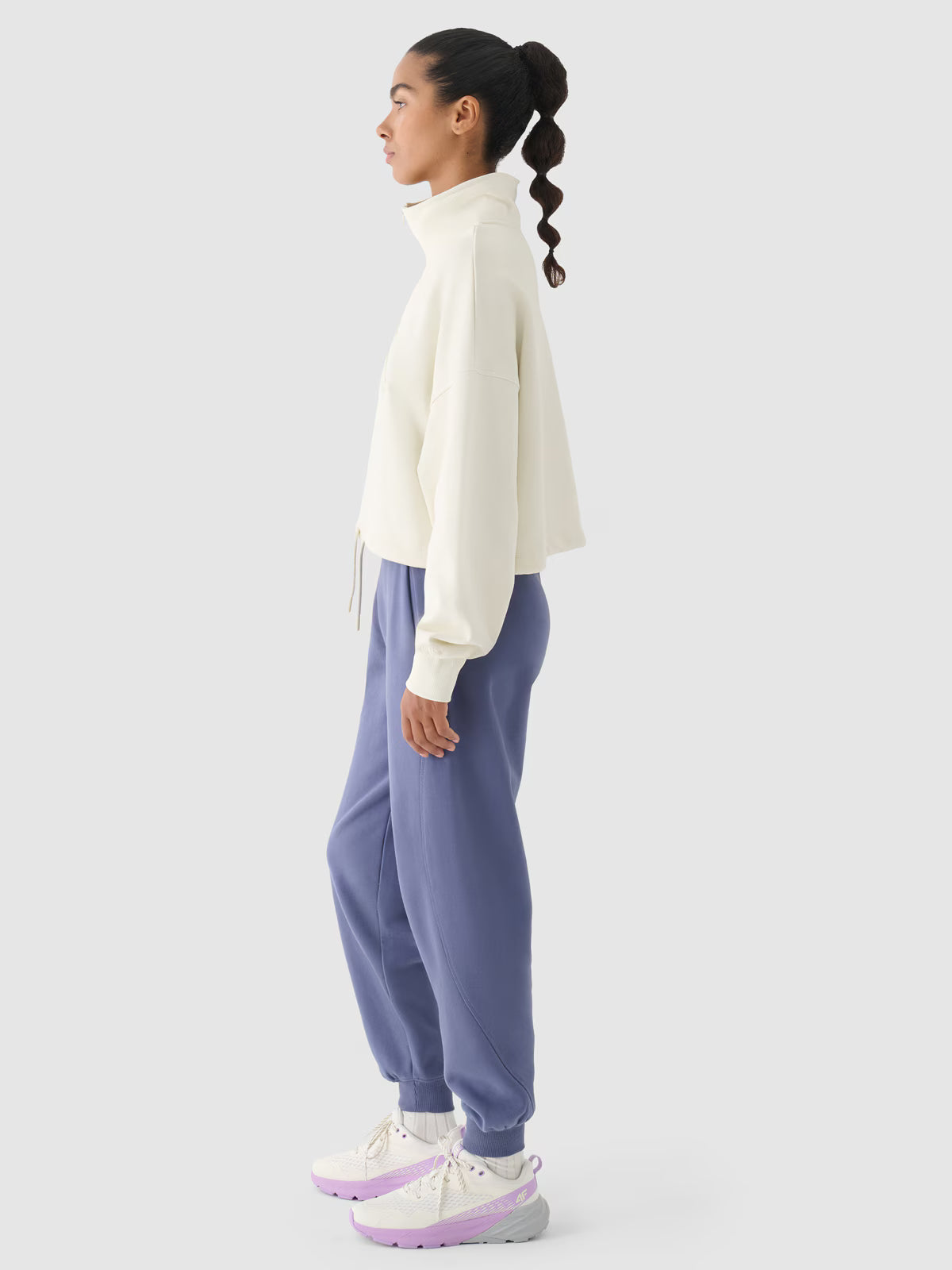 Bluza dresowa bez kaptura damska 4F x Anna Lewandowska
