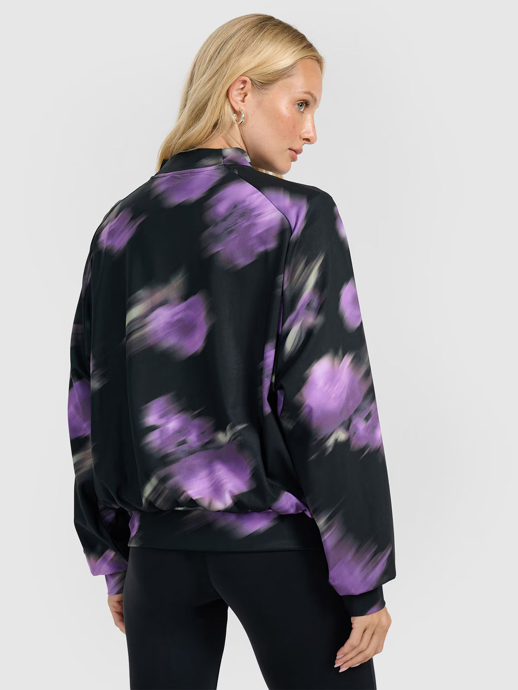 Bluza dresowa rozpinana bez kaptura damska