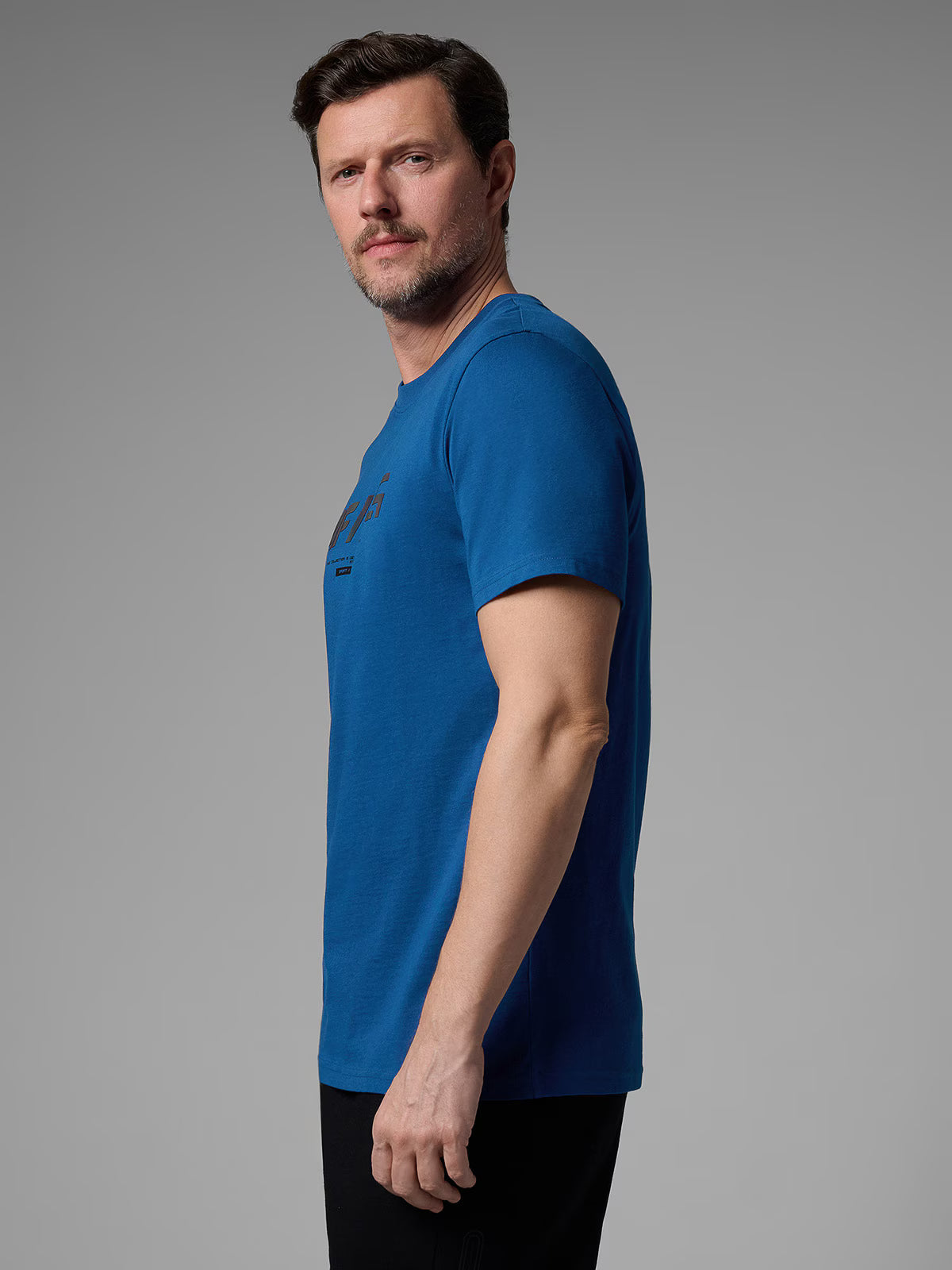 T-shirt regular z nadrukiem męski 4F x Robert Lewandowski
