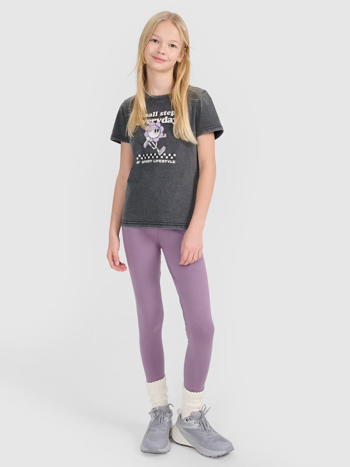 Legginsy dzianinowe dziewczęce