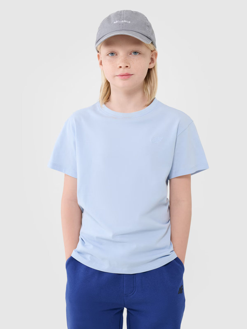 T-shirt oversize gładki chłopięcy