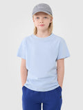 T-shirt oversize gładki chłopięcy
