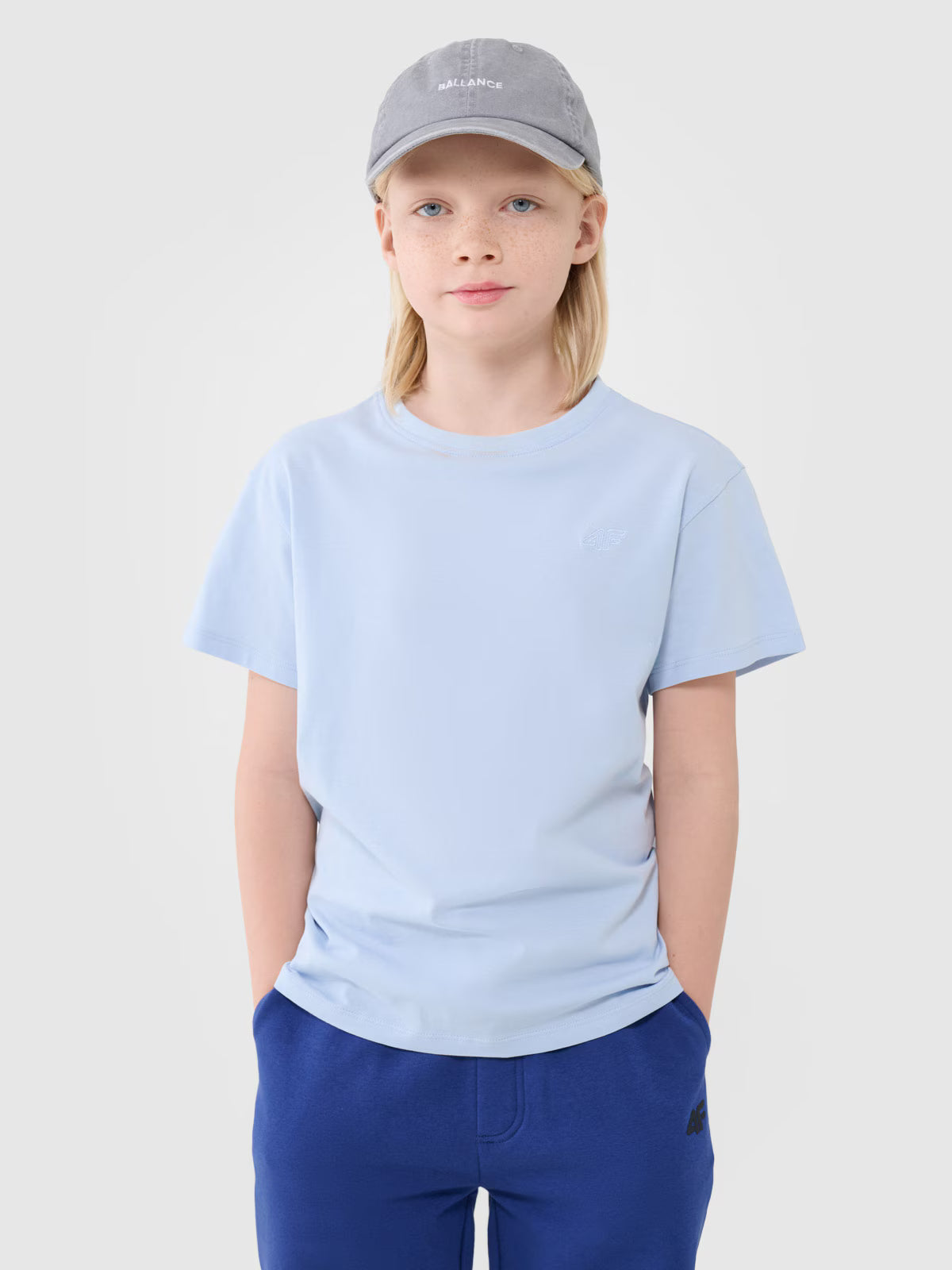 T-shirt oversize gładki chłopięcy