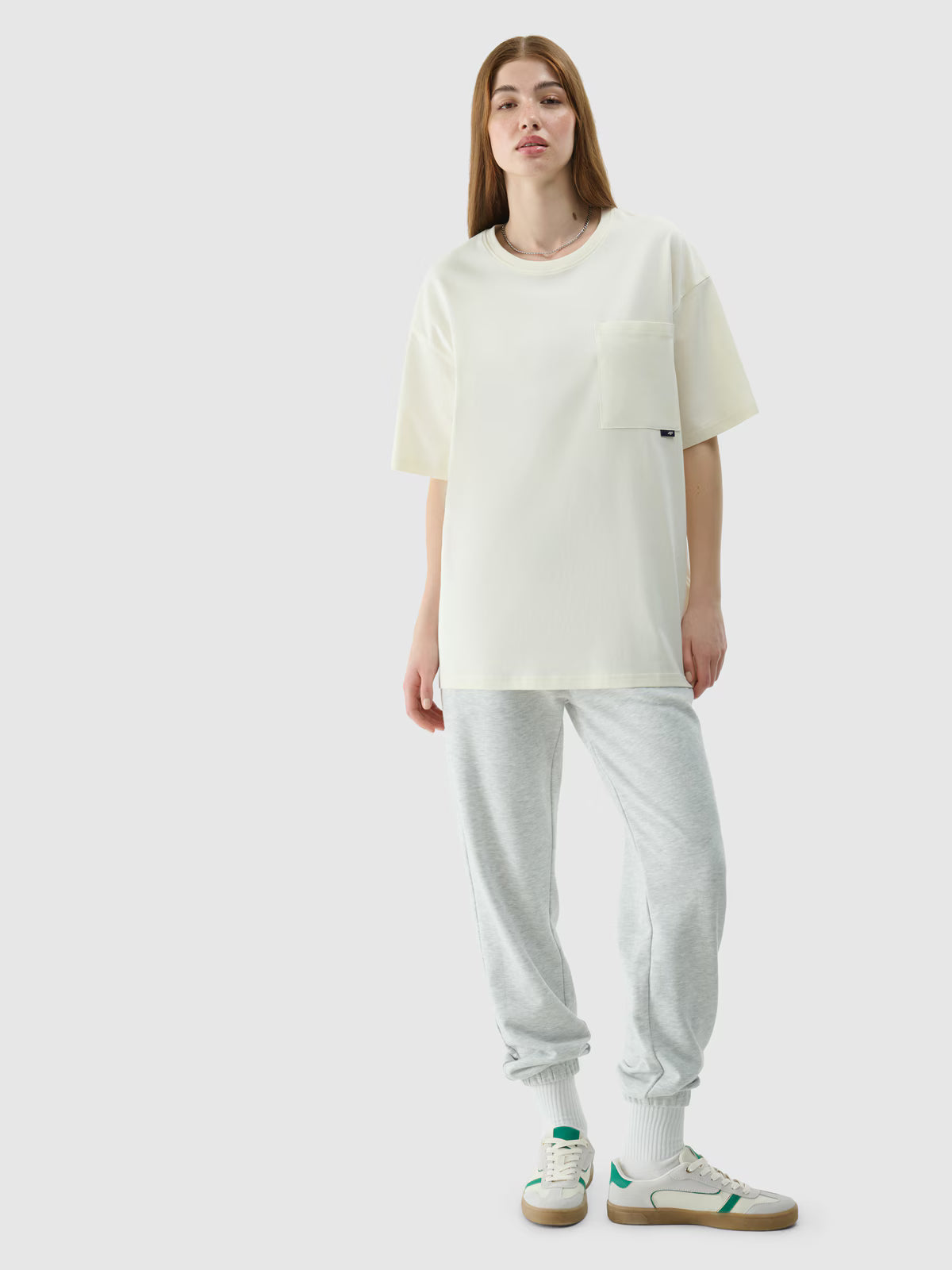 T-shirt oversize gładki uniseks