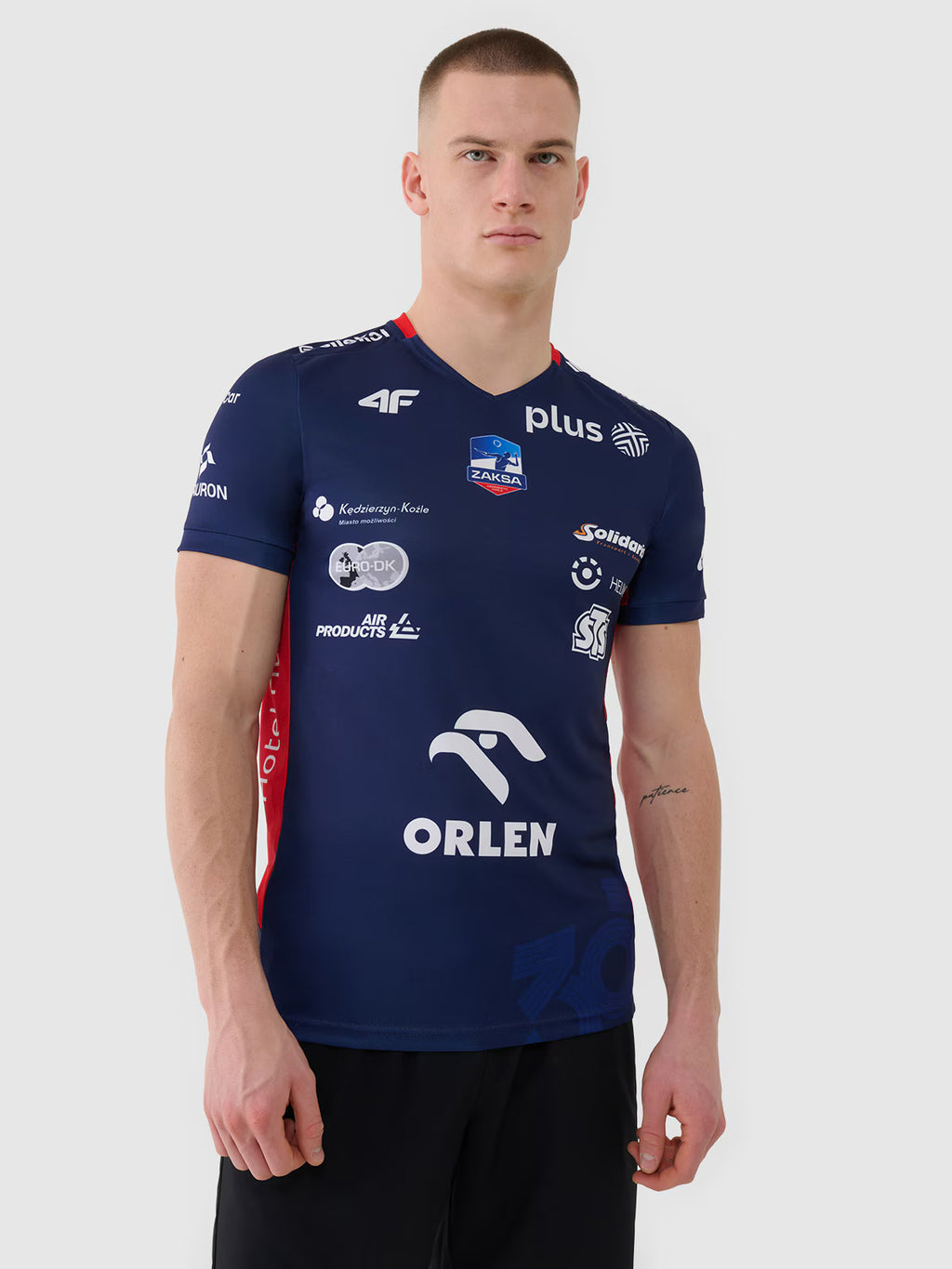 Koszulka meczowa replika wyjazdowa z sezonu 2024/25 męska 4F x Zaksa Kędzierzyn Koźle