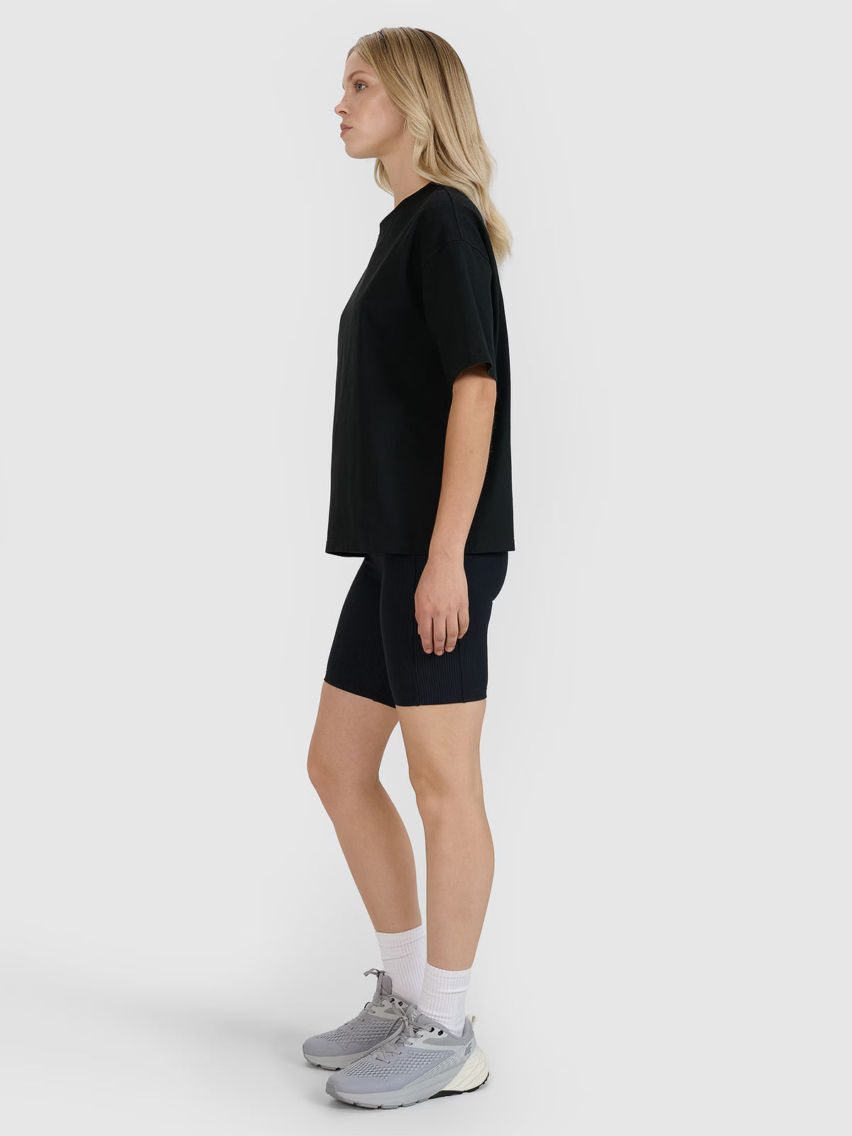 T-shirt oversize z nadrukiem damski