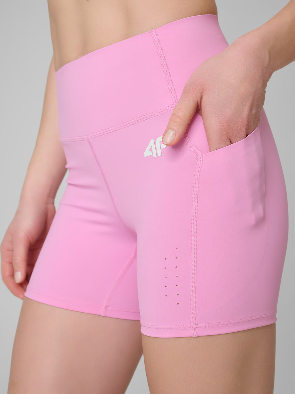 Legginsy krótkie treningowe szybkoschnące damskie