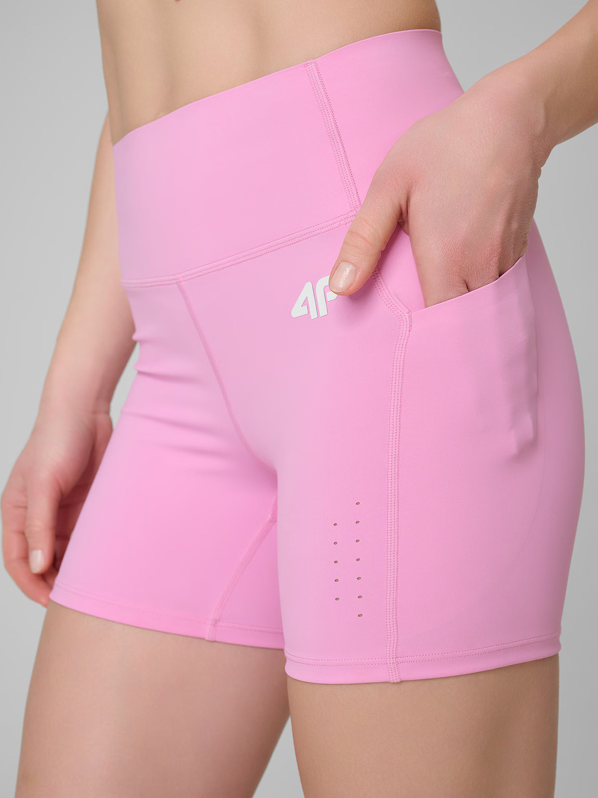 Legginsy krótkie treningowe szybkoschnące damskie