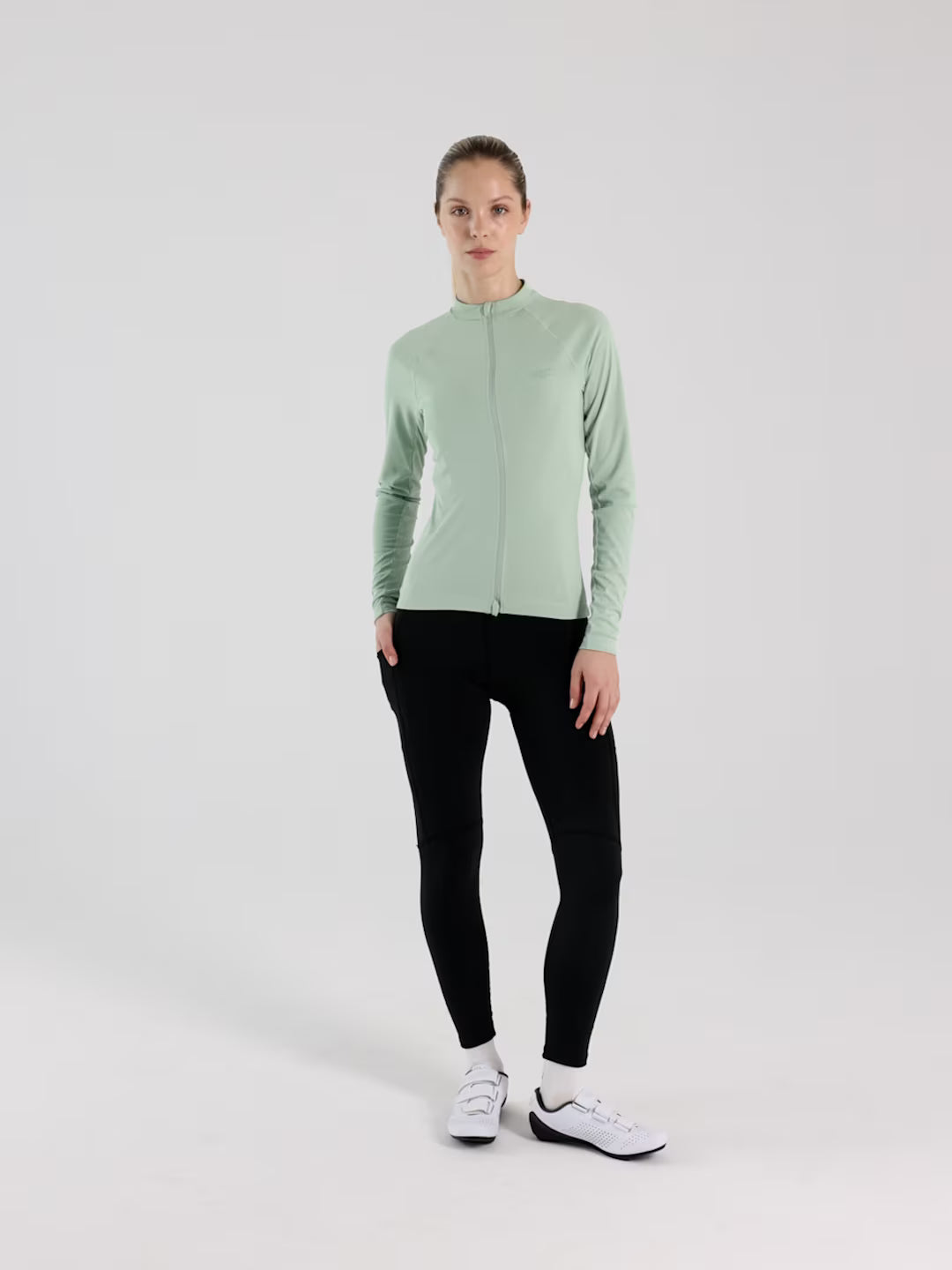 Longsleeve rowerowy rozpinany damski