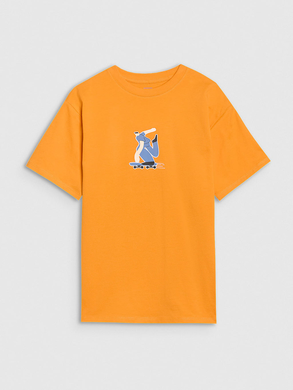 T-shirt oversize z nadrukiem chłopięcy