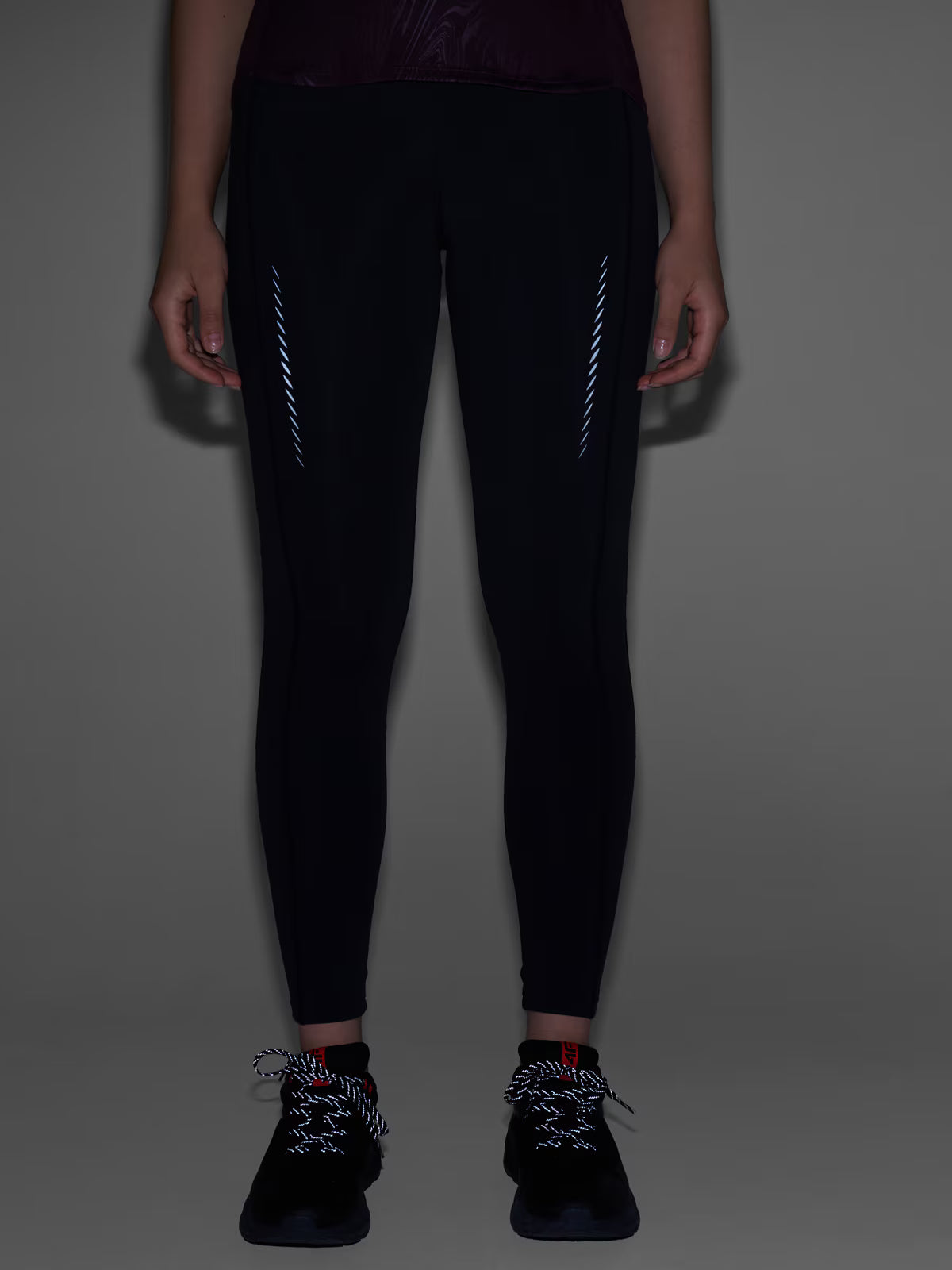 Legginsy do biegania z wysokim stanem damskie