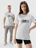 T-shirt regular z nadrukiem uniseks 4F x Drift Masters