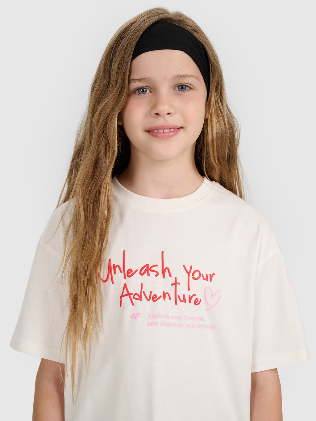 T-shirt regular z nadrukiem dziewczęcy